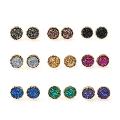 12 Pairs Of Gypsy Star Stud Earrings, Creative And Simple Stainless Steel Stud Earrings For Personalized Women