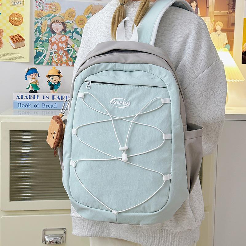 College Students with Large Capacity Junior and Senior High School Students Traveling Mountaineering Backpacks Trendy and Cool Versatile Backpacks