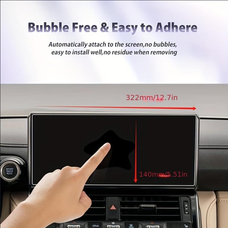 For Toyota Land Cruiser 300 - GPS Screen Protector 12.3Inch Tempered Glass Protective Film Auto Interior Accessories