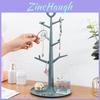 Vintage Style Branch Jewelry Stand With Multifunctional Storage For Gift And Display