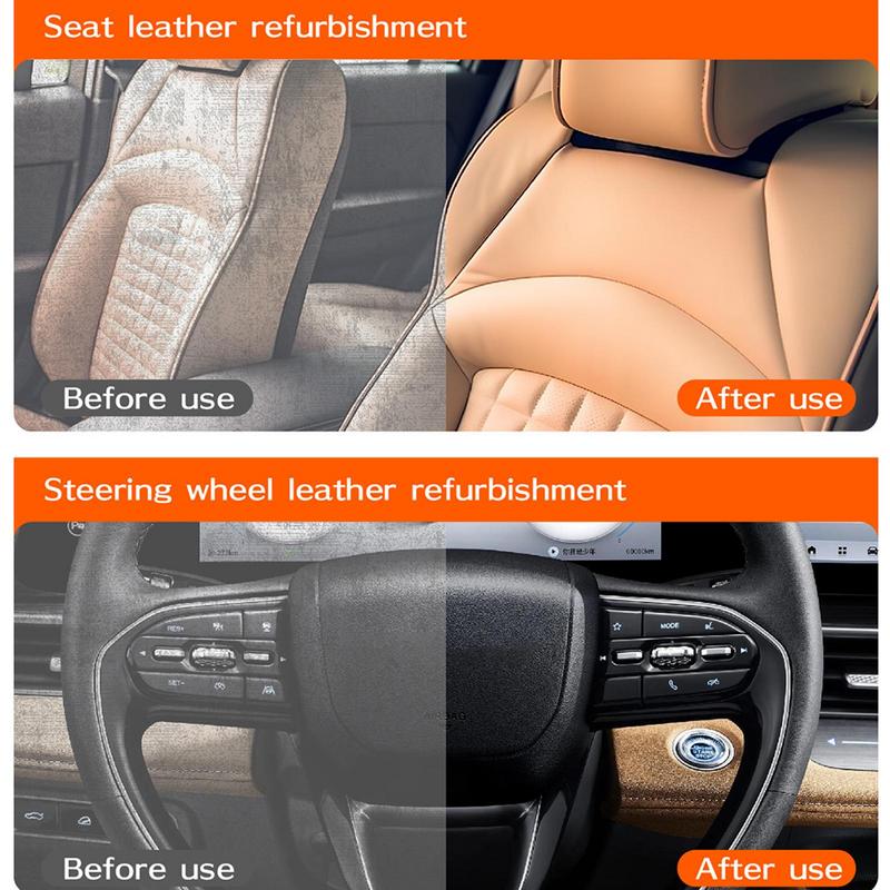 Car Cleaner Interior 500ml Interior Refurbishing Foam Cleaner Vehicle Seat Cleaning Tool For Fabric Leather Upholstery Carpet