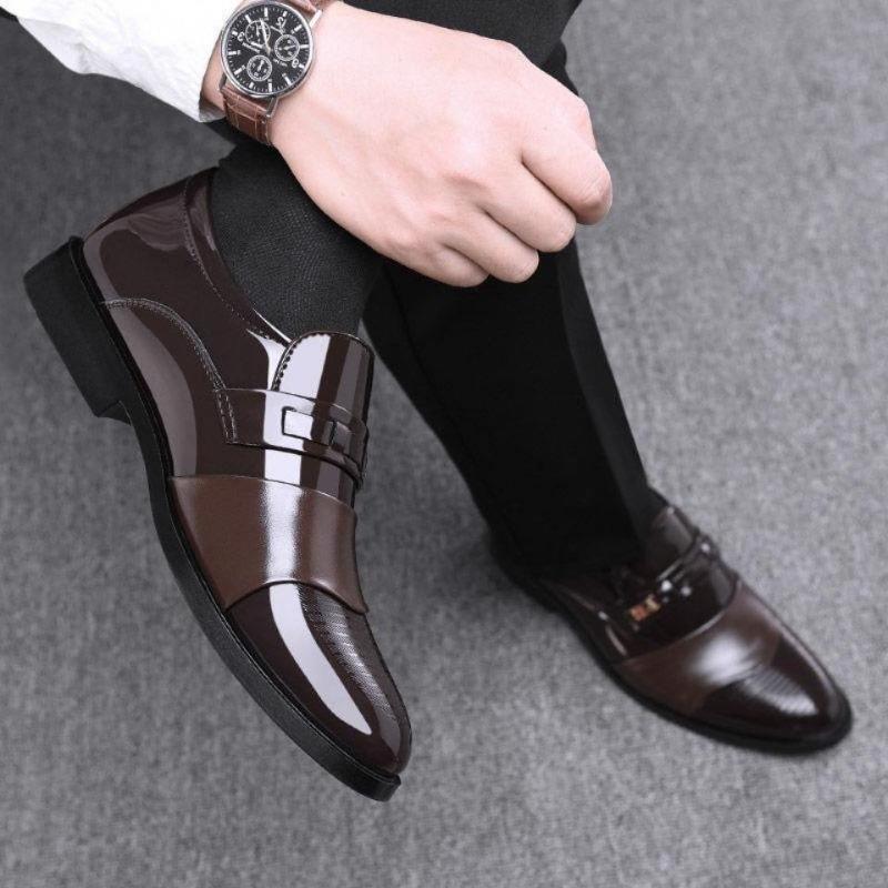 Trade Men's Leather Shoes Men's Casual Leather Shoes New Dress Business Fashion Men Shoes