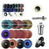 20-Piece Sanding Disc Set for Grinding, Polishing, Rust Removal, and Deburring - Black Diamond Non-Woven Flap Discs