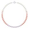 Collier - Pearls & Colors - Perle de Culture d'Eau Douce 8-9 mm Rondes - Argent 925 - Femme