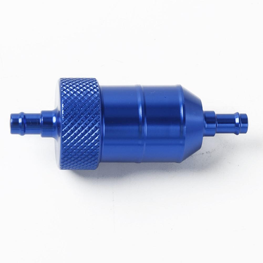 1pcs Aluminum Alloy Filter 8MM Aluminum Alloy Inlne FUEL Filter Motorcycle ATVs Motorbike Moped Automobiles Accessories