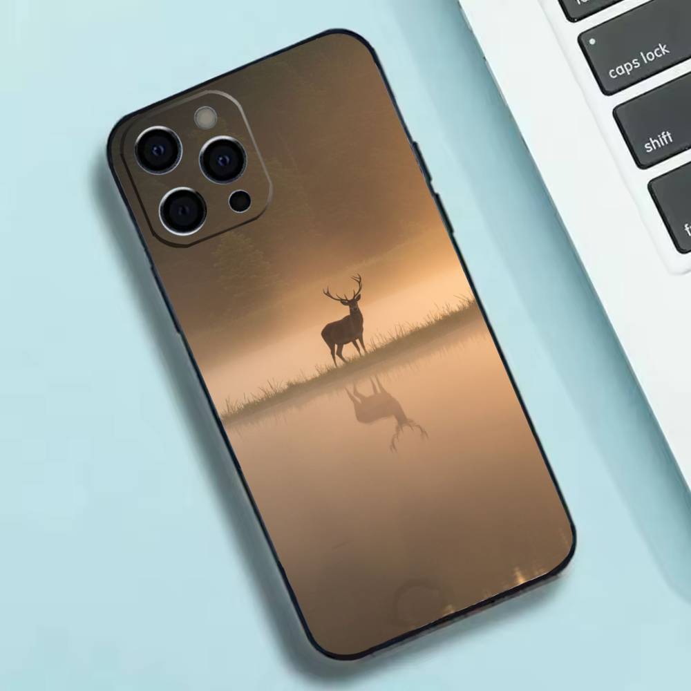 Deer Hunting Phone Case Silicone Soft For IPhone 17 16 15 14 13 12 11 X XR Plus Pro Max Plus