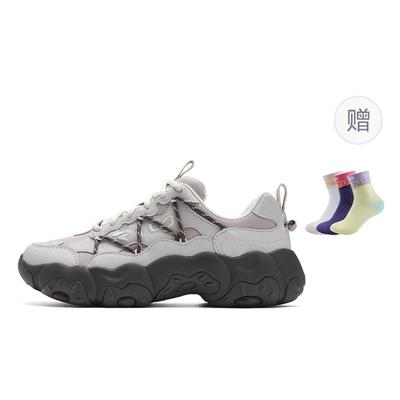 Low Top Casual Shoes Women's Light Gray Purple F12W542137FGA