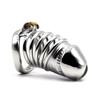 BDSM Adult Sex Toys Penis Cage Dick Ring Chastity Fetish   Slave Penis Extender Stainless Steel CB Lock Leten Scrotum