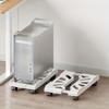 1pc, desktop computer mainframe stand, movable case holder, base, universal height-adjustable storage shelf for home