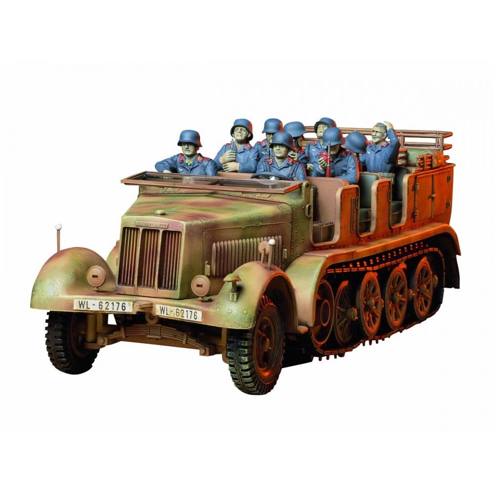 

Tamiya 135 Военная миниатюра Серия Нет. 148 Немецкий 8-тонный полугрузовик 35148