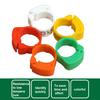 Yousheng 100Pcs Chicken Ring Adjustable Buckle Design Easy-assembled Duck Chicken Foot Ring for Marking