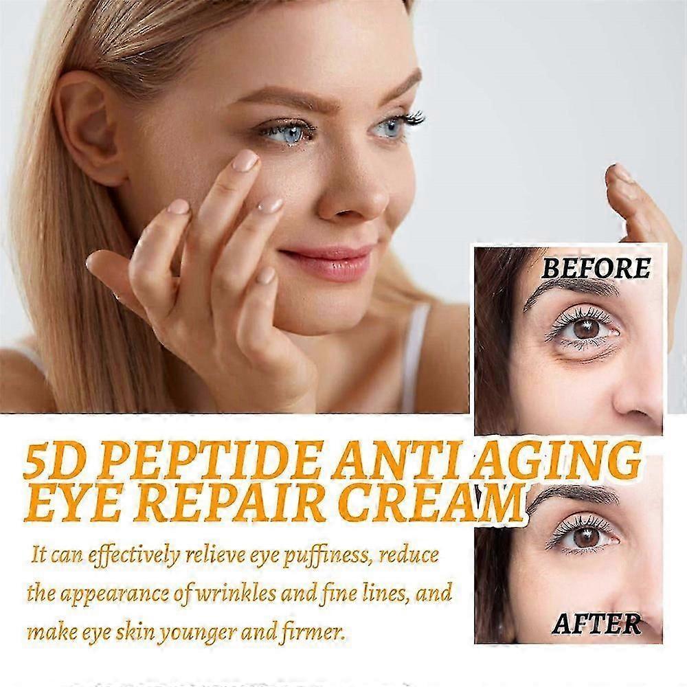 5D Peptide Anti-Aging Eye Repair Cream Instant Firming & Fine Line Reducing Eye Cream