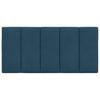 Vidaxl Headboard Cushion, Blue, 100 Cm, Velvety