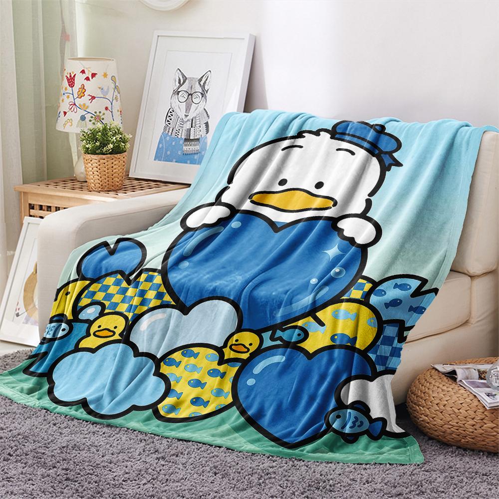 1PC Tuxedosam Print Flannel Blanket, High Quality All Seasons, Home Decor, Warmth and Comfort, Perfect for Christmas Gifts