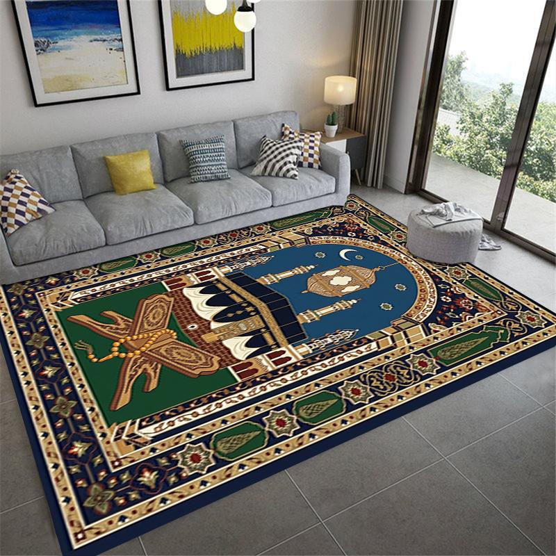 2025 New Muslim Carpet Rug for Living Room Bedroom Home Sofa Decoration,Kids play Non-slip Floor Mat133