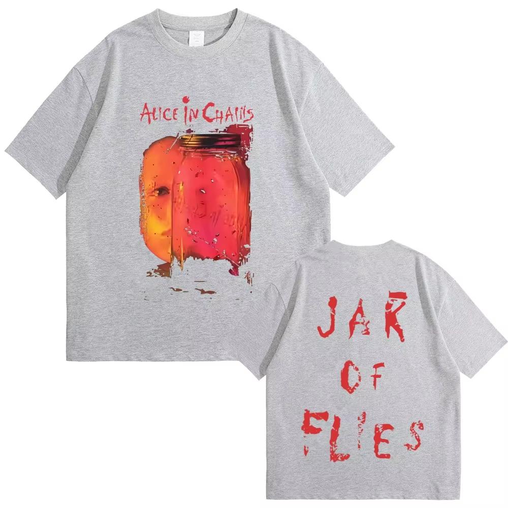 Rock Band Alice in Chains Jar of Flies Album Graphic Tshirt Unisexs Women Gothic Punk Pop Music Streetwear Unisex Fashion T Shirts