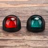 2 Stück Signallampe Rot Grün LED Wasserdicht Bootsnavigationslicht 12V 24V