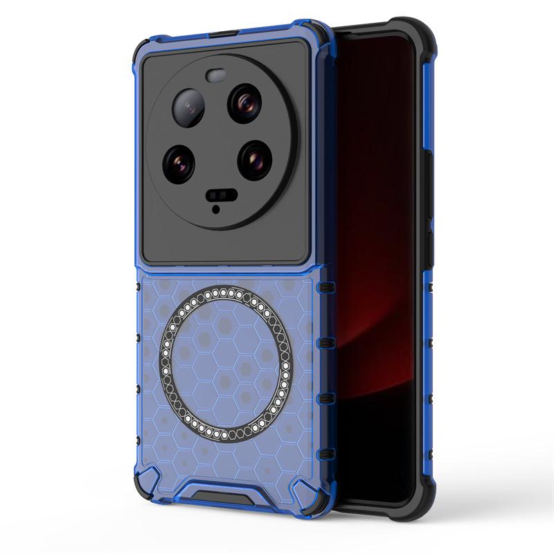 Universal Honeycomb Magnetic Case for Redmi K60 Extreme/Xiaomi 15T Pro - Heat Dissipation & Anti-Fall Protection