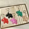 Cartoon Cute Pony Keychain Zodiac Lucky Horse Keyring Bag Pendant Hanging Decoration New Year Blessing Gift