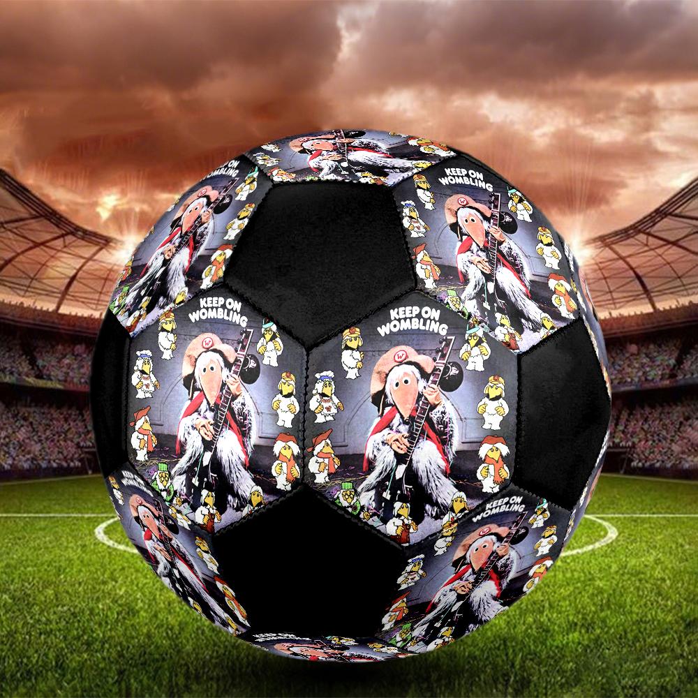 The Wombles Indoor Soccer Ball Colorful Machine Stitched PVC Size 5 Team Training Competition Ready Durable High-Bounce Cool Sports Gift