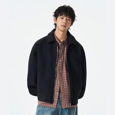 Men's Casual Turn-down Collar Spring Autumn Jacket