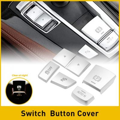 Chrome Window Auto Hold Button Switch Cover Trim For 5 BMW 6 7 X3 X5 X6 F10 EXV