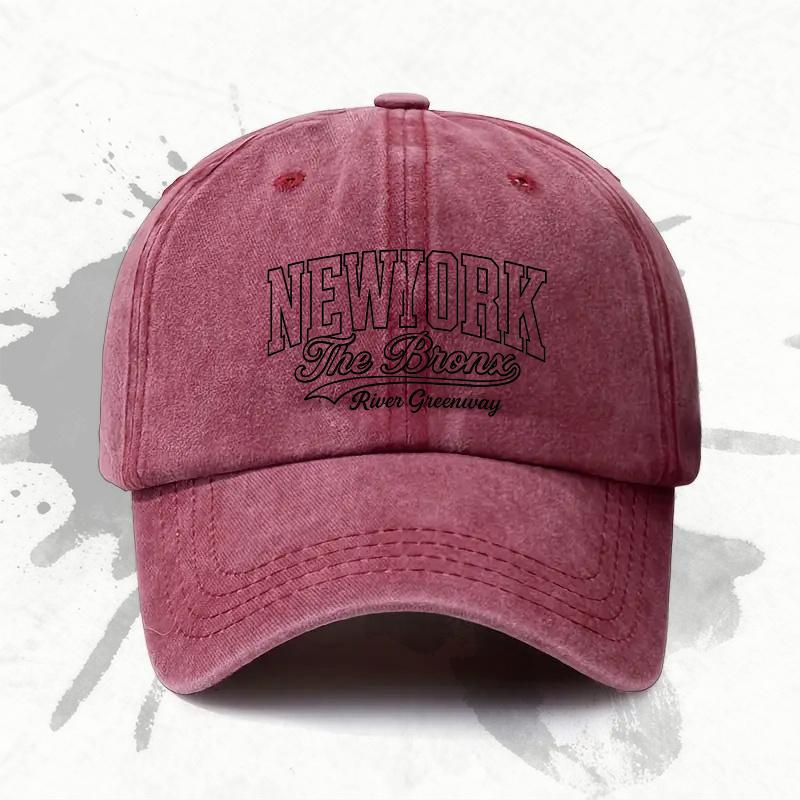 Pc New York Adjustable Baseball Cap Lightweight Printed Womens Hat Trendy Fashion Mens Trendy Cap an Ideal Gift for W