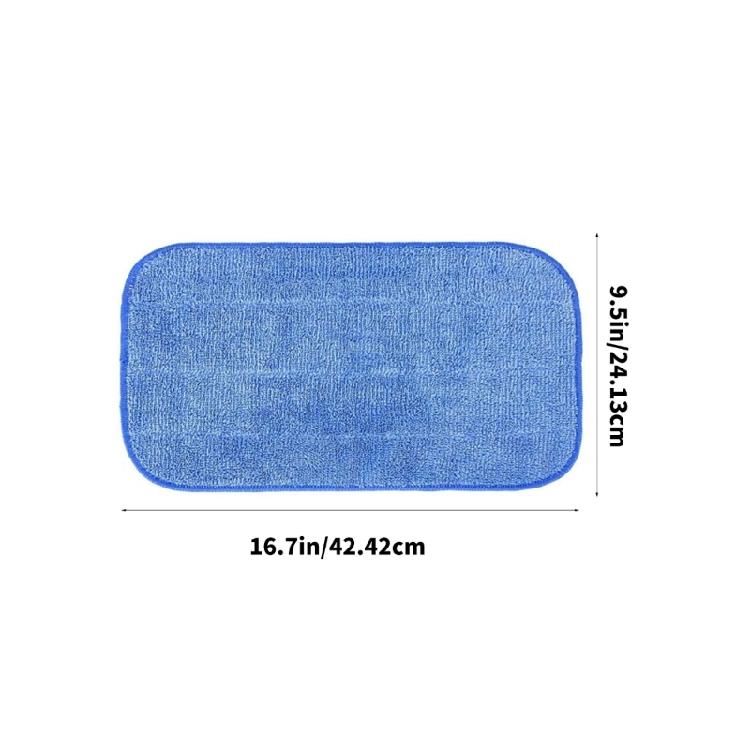 5Pieces Efficient Fiber Cleaning Cloth Efficient Dust Trapping Mop Pad Replacement for MR SIGA Microfibre Mop Refills