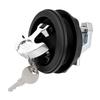 Marine Boat RV Yacht Deck Hatch Lock 316 Stainless Steel Round Flush Pull Lift Handle Latch With Key Hardware Accessories