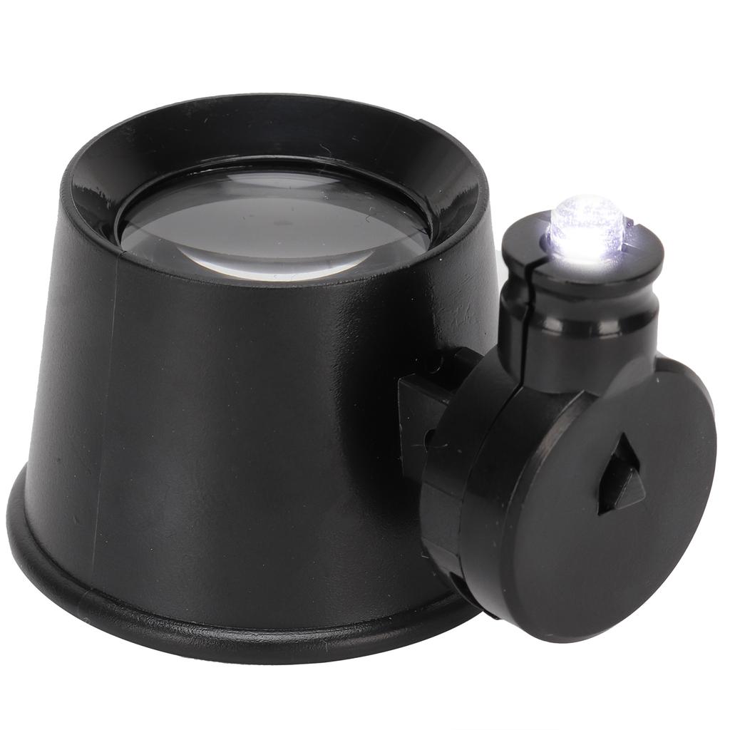 10X Magnifier Portable LED Magnifying Glass Eye Magnifier for Watch Jewelry Repairing