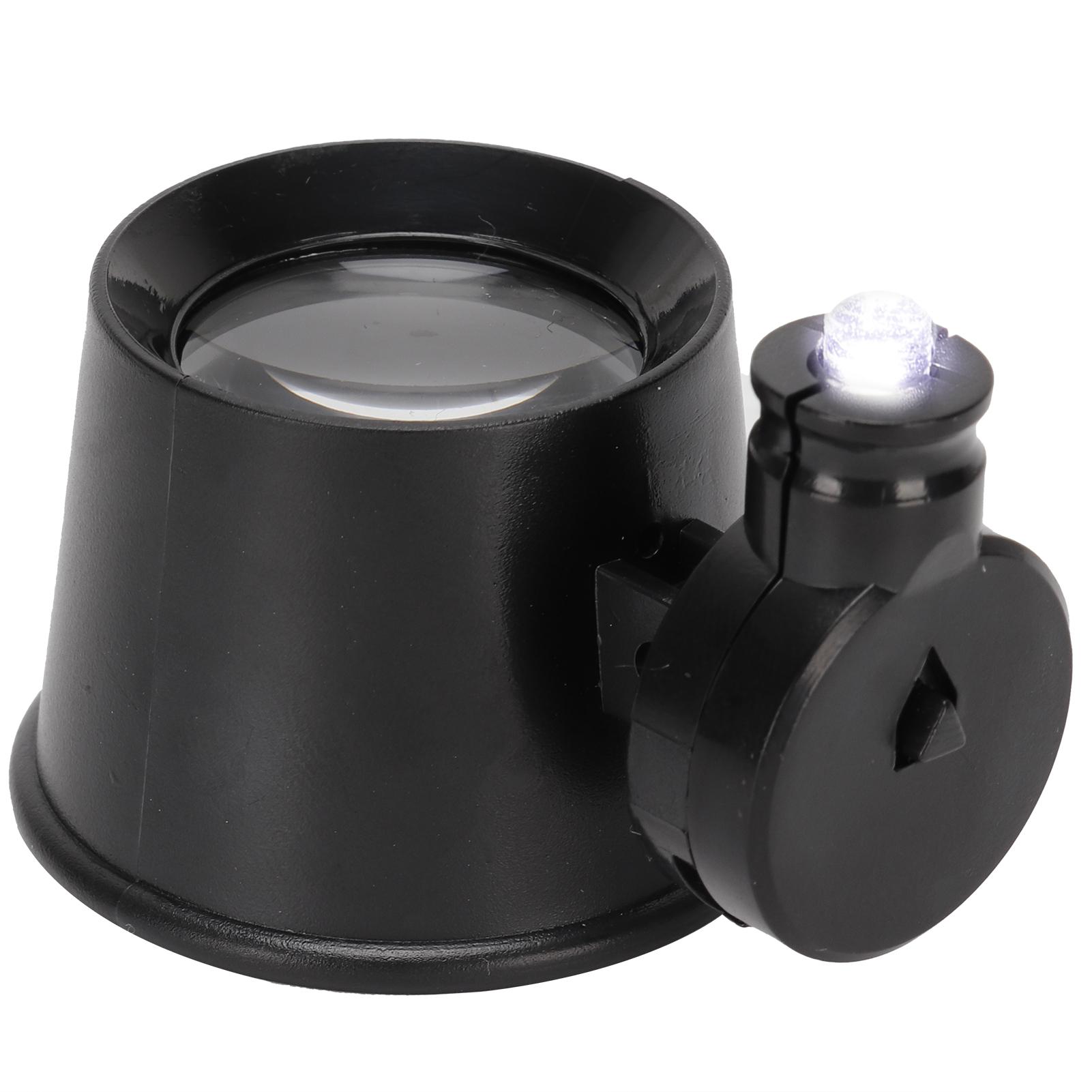 

10X Magnifier Portable LED Magnifying Glass Eye Magnifier for Watch Jewelry Repairing