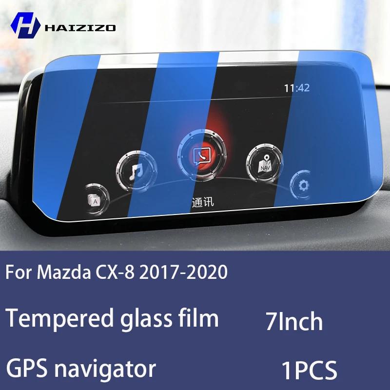 For Mazda CX-8 2017- Tempered Glass Car Navigation Screen Protector Film Dashboard Monitor Screen Protective Film Accessorie