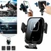 360° Automatic Clamping 10W Qi Wireless Fast Car Charger  Mount Air Vent Cell Ph