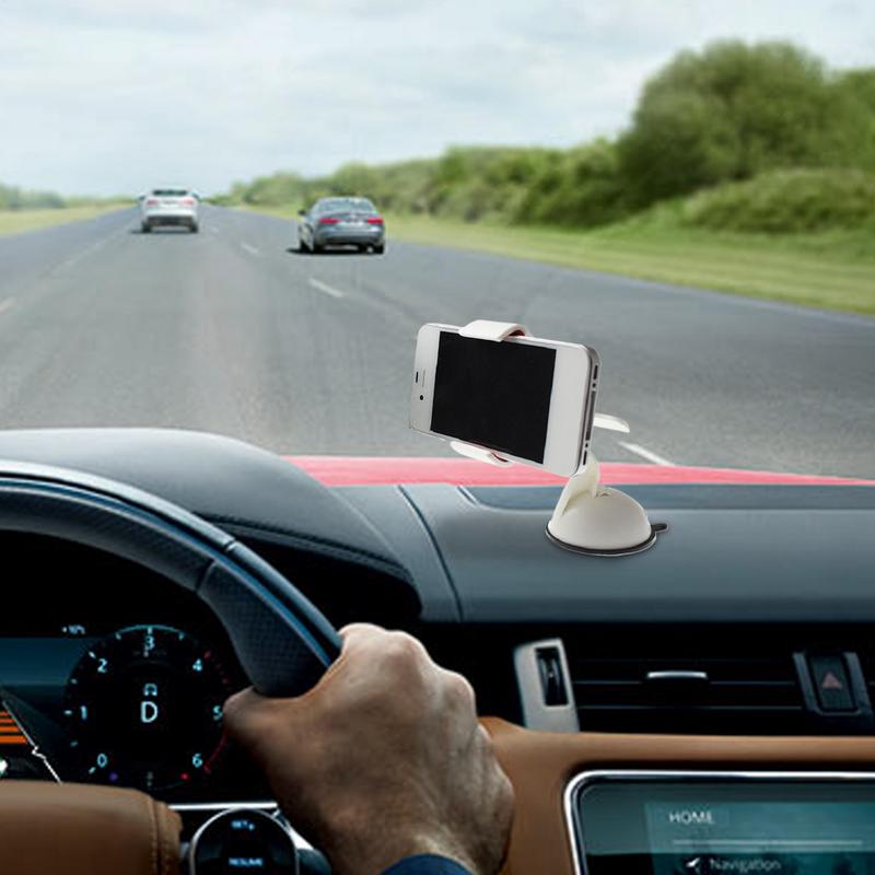 Uniwersalny klips do telefonu na szybę samochodową, automatyczny uchwyt na telefon z przyssawką, uchwyt na telefon na deskę rozdzielczą samochodu, obrót o 360 stopni, uchwyt GPS