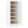 VidaXL Armoire à chaussures Blanc 32x35x92 cm Aggloméré 808972