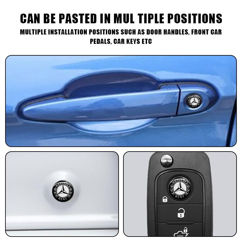 Car Lock Sticker Keyhole Anti-blocking Protection Styling for Mercedes Benz Classe A/B/GLA GL W203 W204 W205 W176 W177 W212 W213 PI1