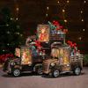 Rotating Luminous Christmas Car Ornament: Music Box & Night Light Gift