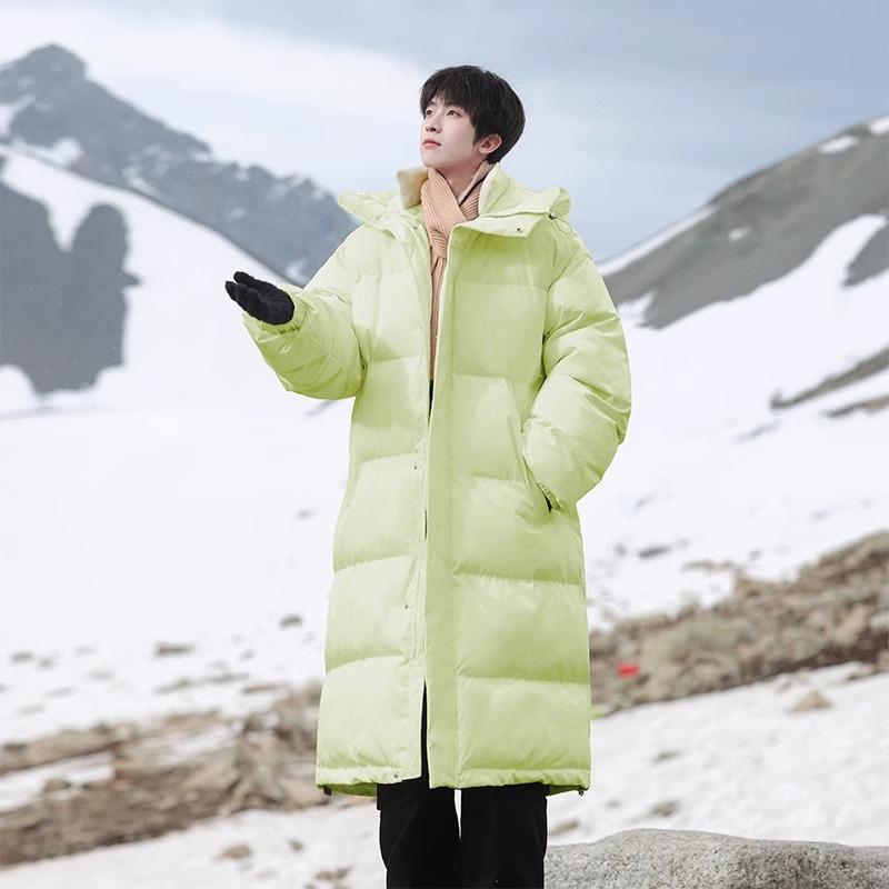 Medium and long cotton-padded clothes men's winter thickened coat new warm cotton-padded clothes casual loose cotton-padded coat cotton-padded jacket