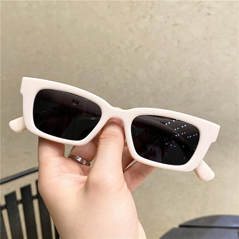 Fashion Women's Sunglasses Men's Sunglasses Retro Rectangle Jumping Di Sunglasses Trendy Women Street Shooting Ins Sunglasses Hip Hop Glasses