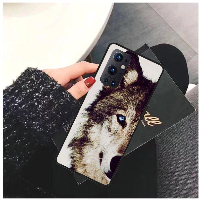 Für OnePlus Nord N10 N100 Fall CE 5G Funda Angry Wolf Face Soft Cases für One Plus 6 5T 6T 7T 8T 8PRO 9PRO Telefonabdeckung Coque
