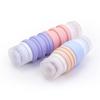 Double-Head Silicone Travel Bottle Leak Proof Reusable Lotion Conditioner Shampoo Storage Bottle Portable Foldable Refillable Toiletries Container