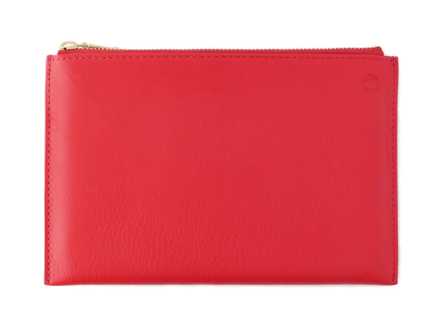 

Flat Pouch OSL Leather Travel Gift Red Slip-on OSL-2301