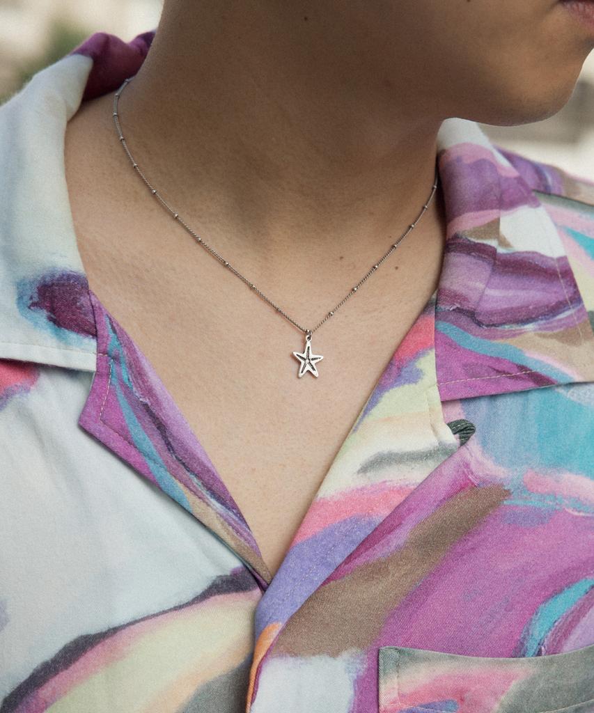 Linger Piece [Unisex] Starfish Vintage Necklace