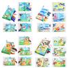 Ocean Animals Tail Cloth Book English Baby Early Education Tearable Sound Paper