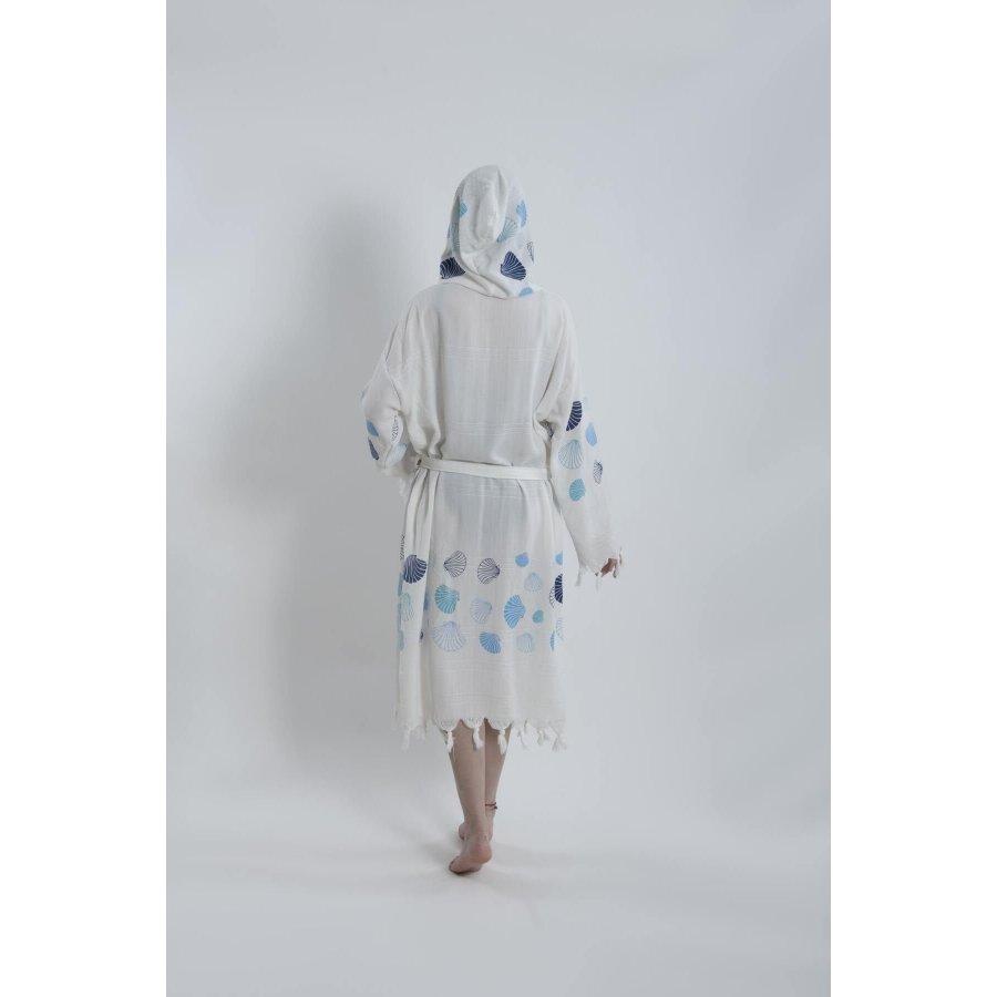 Damen-Lendenschurz aus Baumwolle mit Kapuze, Mehrzweck-Kimono, Strandkleidung, Bademantel, Morgenmantel, Freizeitkleidung, Vertuschungen