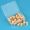 Colorful Wooden Push Pins - 35 Count