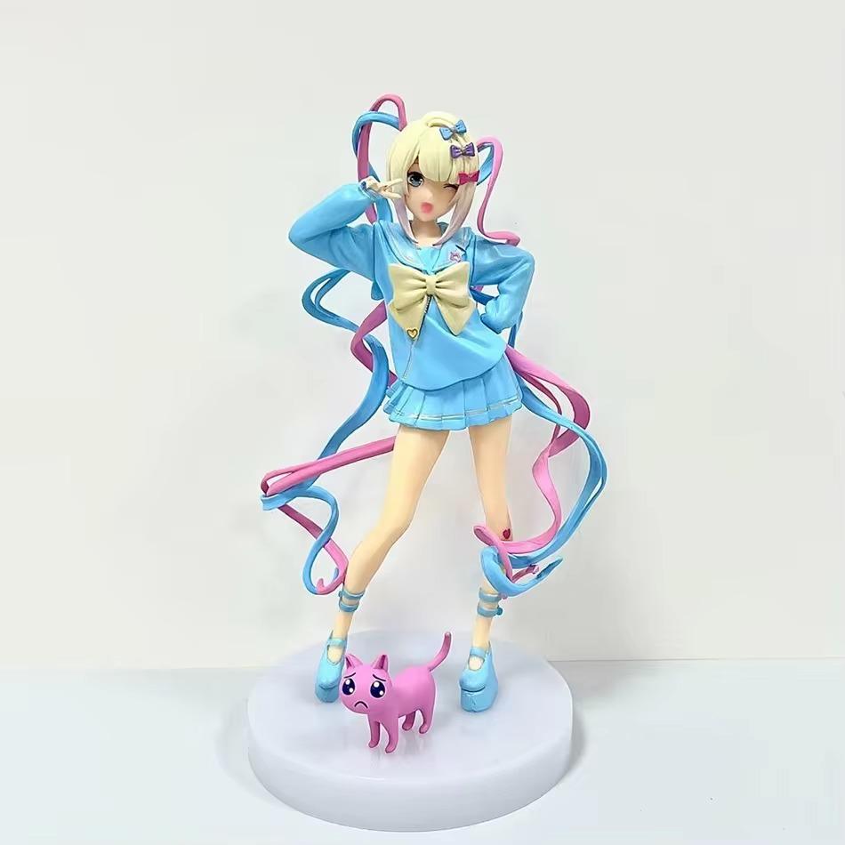 

New Needy Girl Overdose Anime Figure Parade KAngel Action Figures Virtual Uploader PVC Collection Model Ornaments Toys