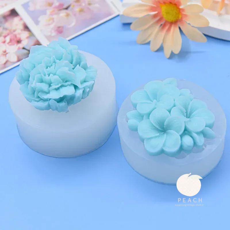 Carnation Flower Silicone Cake Mold 3D Fondant Mold Cupcake Jelly Candy Chocolate Cake Decoration Kitchen Baking Tool Moulds
