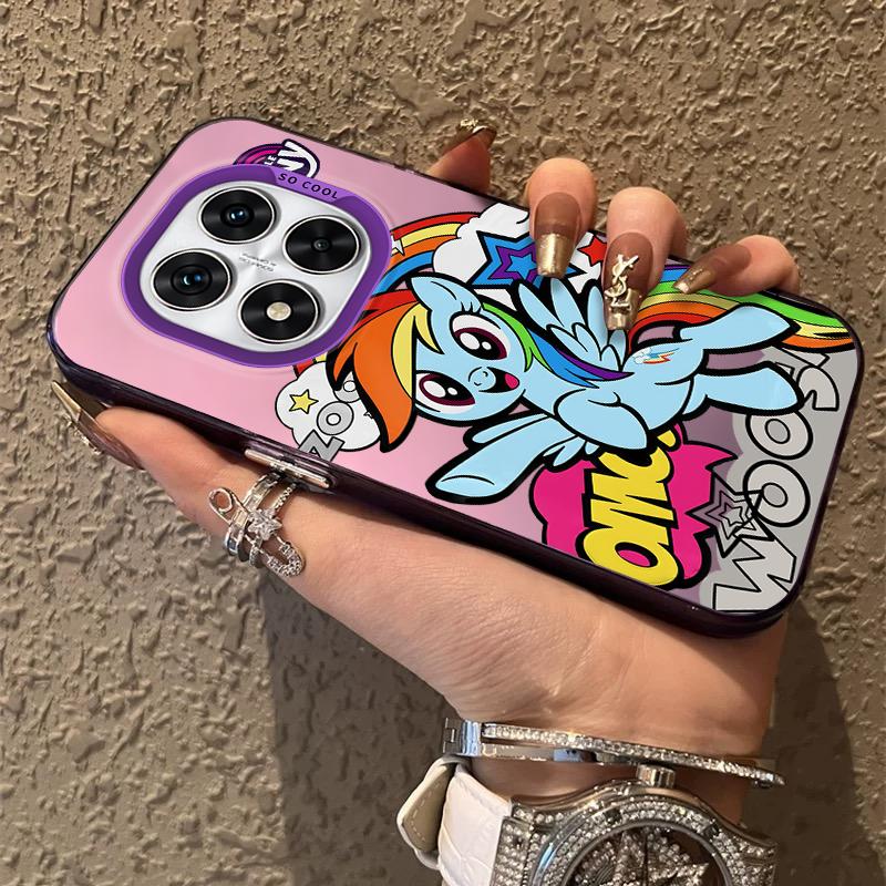 My Little P-Pony Case for Xiaomi Redmi Note 14 13 12 10 Pro Plus 11S 14C 13C 12C 9C 11S K70 K60 A2 A1 Turbo 4 Acrylic Hard Cover