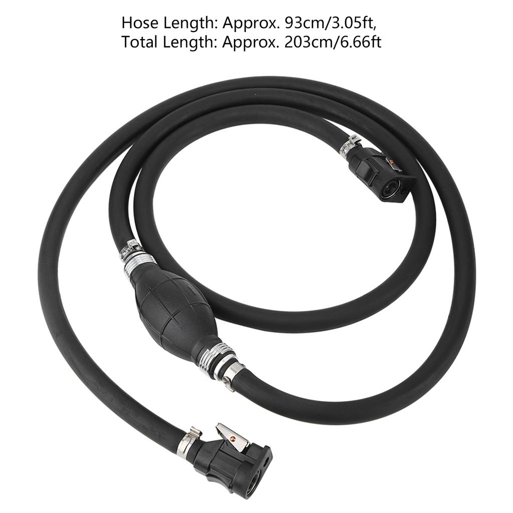 Boat Engine Fuel Hose, Primer Bulb Connector for Marine, Lasting and High Performance
